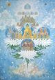 Древо прибежища буддийского ордена «Триратна (Рисунок Дхармачарьи Алоки, ретритный центр «Падмалока»)